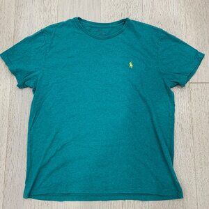 Ralph Lauren Teal w/ Yellow Pony T Shirt - Size L